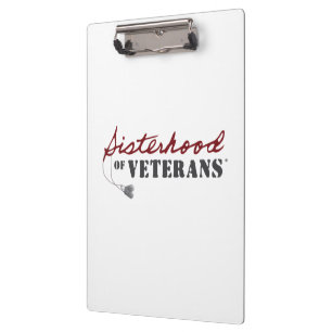 Sisters of Veterans Military Pride Design Clipboard