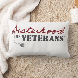 Sisters of Veterans Military Pride Design Lumbar Pillow