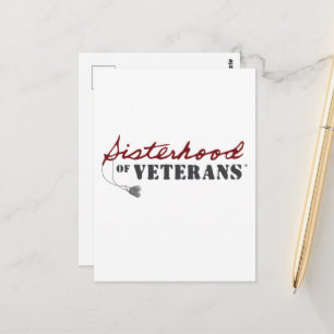 Sisters of Veterans Military Pride Design Postcard