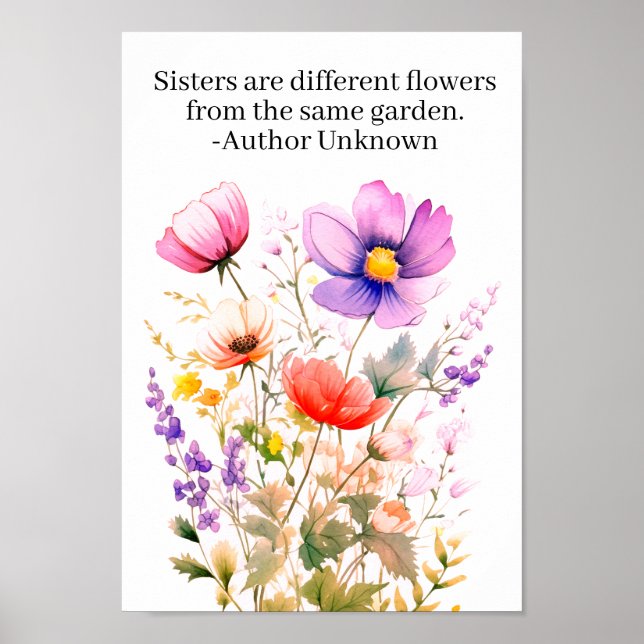 Sisters poster art print (Front)