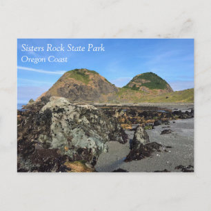 Sisters Rock State Park, Oregon Coast Postcard