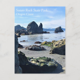 Sisters Rock State Park, Oregon Coast Postcard