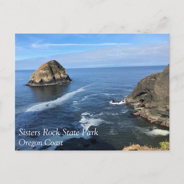 Sisters Rock State Park, Oregon Coast Postcard (Front)