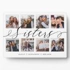 Sisters Script | Gift For Sisters Photo Collage