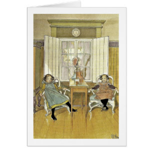 Sisters Sitting in Chairs