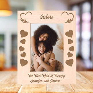 Sisters - The Best Kind of Therapy Etched Frames