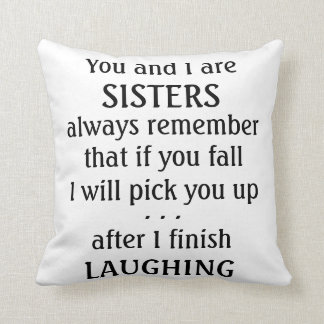 Sisters Throw Pillow