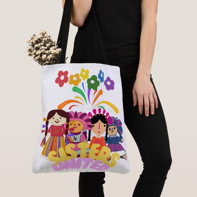 Sisters United Tote Bag (Close Up)
