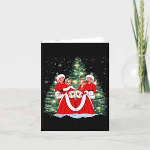 Sisters White Christmas Movie 1954 Xmas Snow Holid Card