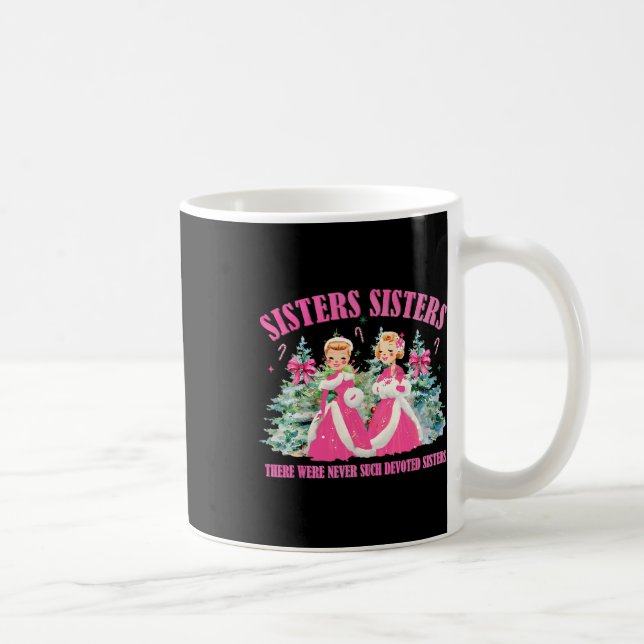 Sisters White Christmas Movie 1954 Xmas Snow Holid Coffee Mug (Right)