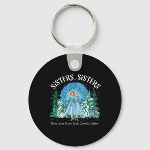 Sisters White Christmas Movie 1954 Xmas Snow Holid Keychain