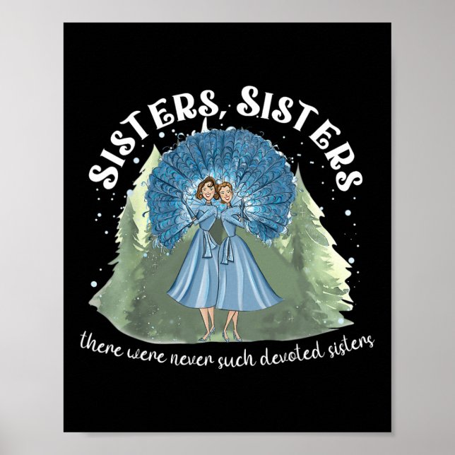 Sisters White Christmas Movie 1954 Xmas Snow Holid Poster (Front)