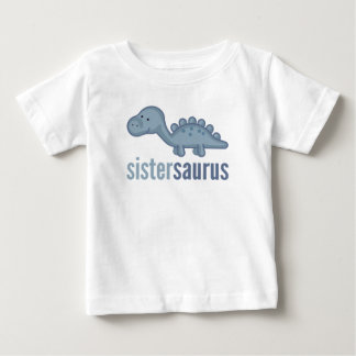 Sistersaurus Dinosaur soeur jumelée TShirt