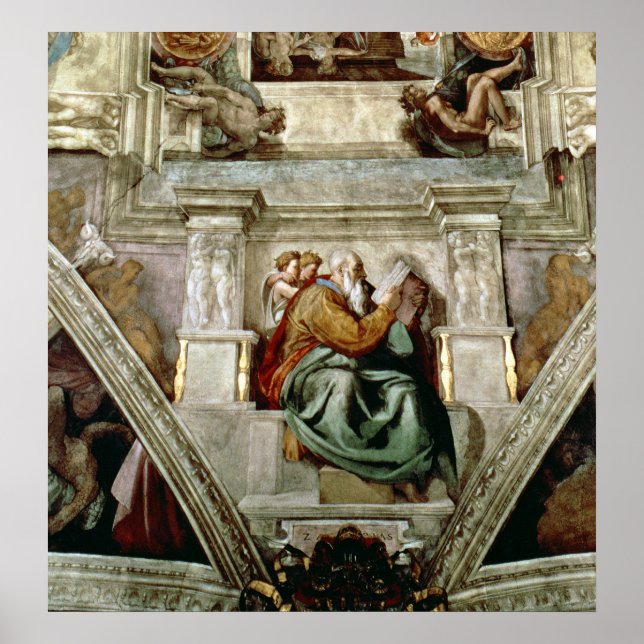 Sistine Chapel Ceiling, 1508-12 Poster (Front)