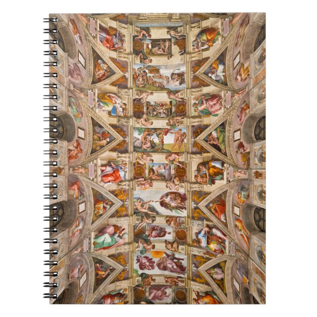 Sistine Chapel Ceiling, 1512 by Michelangelo Notebook (Front)