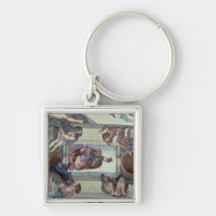 Sistine Chapel Ceiling 2 Keychain