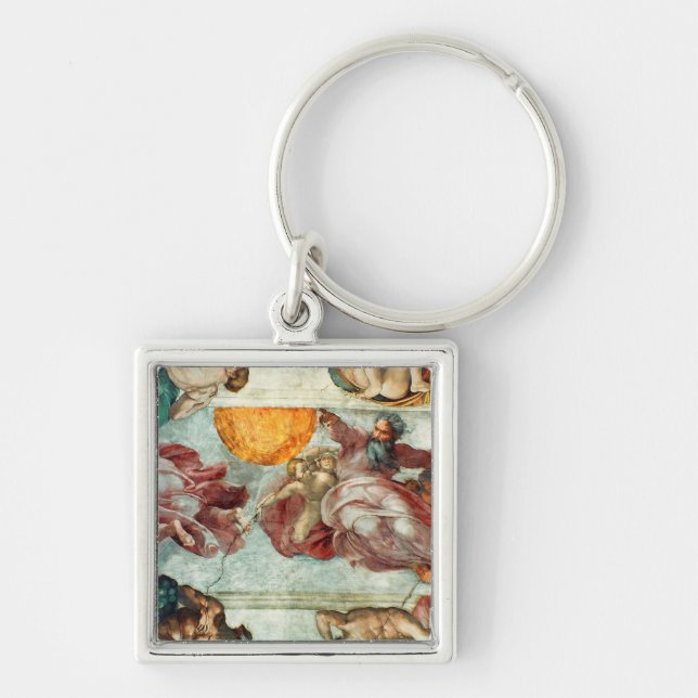 Sistine Chapel Ceiling 3 Keychain (Front)