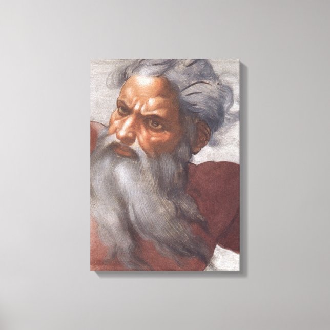 Sistine Chapel ceiling Canvas Print (Front)