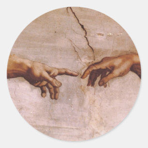 Sistine Chapel Ceiling Classic Round Sticker