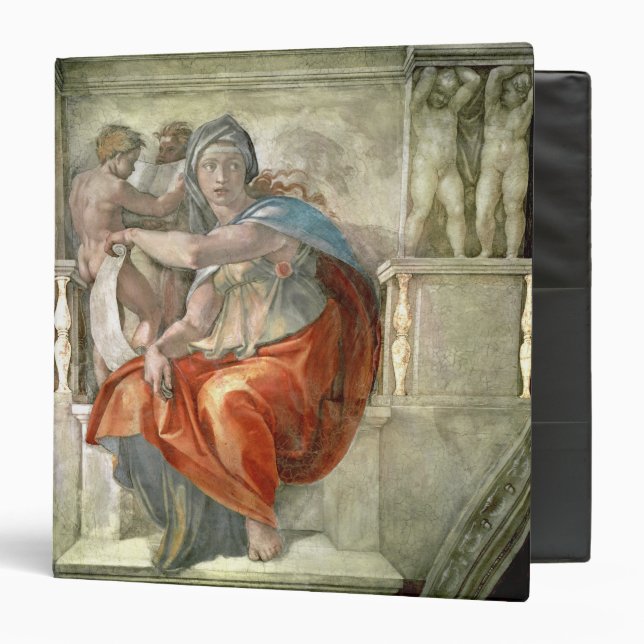 Sistine Chapel Ceiling: Delphic Sibyl Binder (Front/Inside)