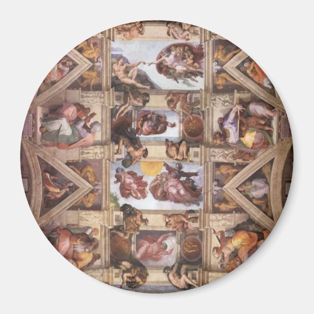 Sistine Chapel Ceiling Magnet (Front)