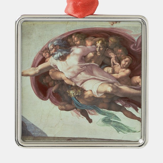 Sistine Chapel Ceiling Metal Ornament (Front)