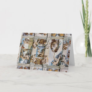 Sistine Chapel Ceiling Michelangelo Card