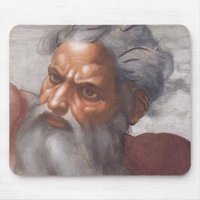Sistine Chapel ceiling Mouse Pad (Front)