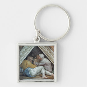 Sistine Chapel Ceiling: The Ancestors of Christ Keychain