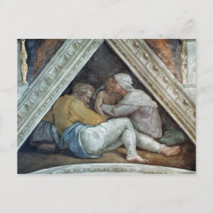 Sistine Chapel Ceiling: The Ancestors of Christ Postcard