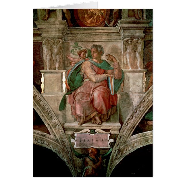 Sistine Chapel Ceiling: The Prophet Isaiah (Front)