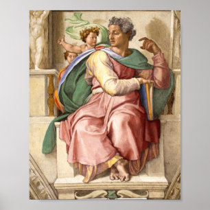 Sistine Chapel Ceiling -The Prophet Isaiah Poster