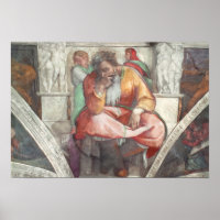 Sistine Chapel Ceiling: The Prophet Jeremiah