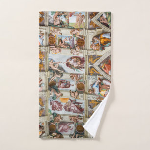 Sistine Chapel Michelangelo - Vatican, Rome, Italy Hand Towel