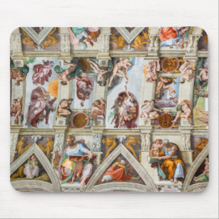 Sistine Chapel Michelangelo - Vatican, Rome, Italy Mouse Pad