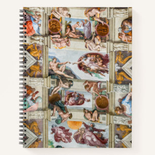 Sistine Chapel Michelangelo - Vatican, Rome, Italy Notebook