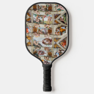Sistine Chapel Michelangelo - Vatican, Rome, Italy Pickleball Paddle