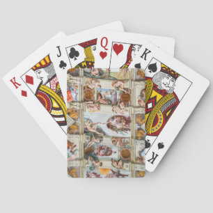 Sistine Chapel Michelangelo - Vatican, Rome, Italy Playing Cards