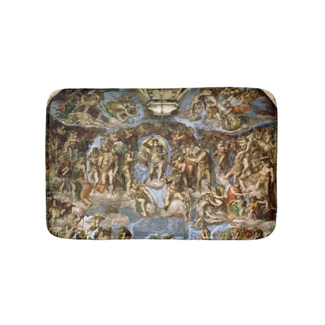 Sistine Chapel: The Last Judgement, 1538-41 Bath Mat (Front)