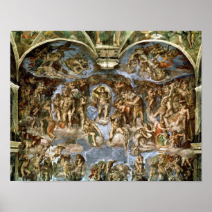 Sistine Chapel: The Last Judgement, 1538-41 Poster