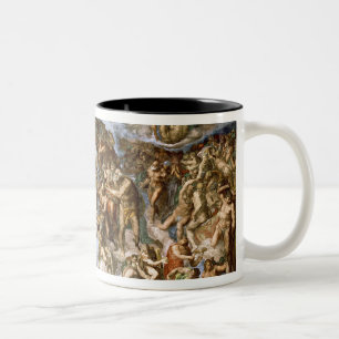 Sistine Chapel: The Last Judgement, 1538-41 Two-Tone Coffee Mug