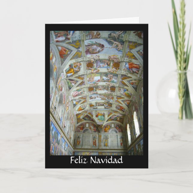 sistine feliz navidad holiday card (Front)