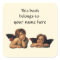 Sistine Madonna Angels by Raphael Bookplate