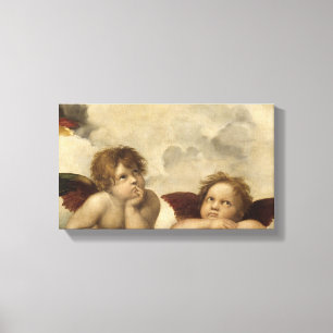 Sistine Madonna Angels by Raphael Canvas Print