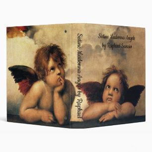 Sistine Madonna Angels by Raphael Sanzio Binder
