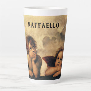 Sistine Madonna Angels by Raphael Sanzio Latte Mug