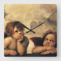 Sistine Madonna Angels by Raphael Sanzio