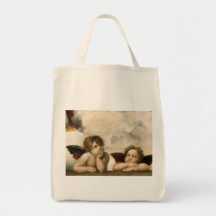 Sistine Madonna Detail, Raphael Tote Bag