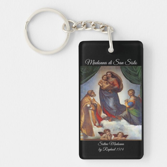 Sistine Madonna  Keychain (Front)
