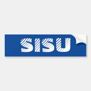 SISU Finn Power Finnish strength in adversity Bumper Sticker